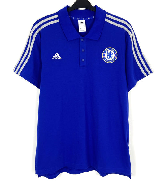 2015 2016 Chelsea Adidas Football Polo Shirt Mens XL