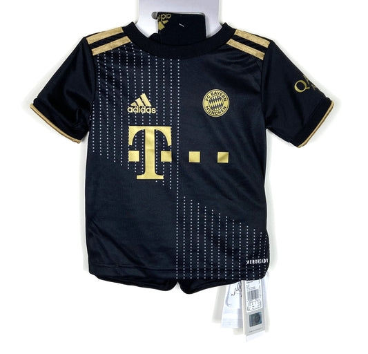 BNWT 2021 2022 Bayern Munich Adidas Away Football Kit Kids 18-24 Months