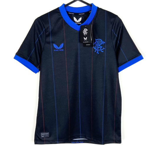 BNWT 2022 2023 Rangers Castore Fourth Football Kit Kids 11-12 Years