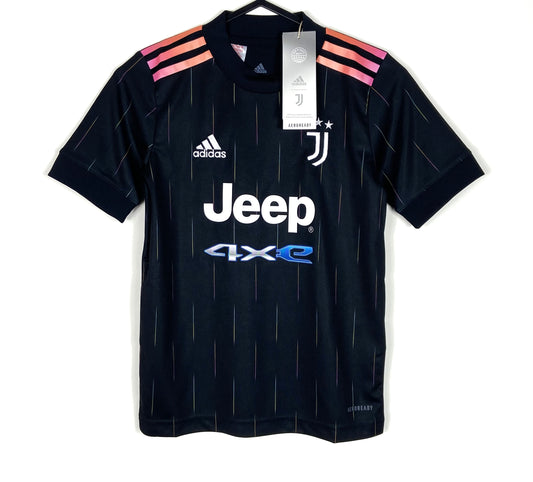 BNWT 2021 2022 Juventus Adidas Away Football Shirt Kids 7-8 Years