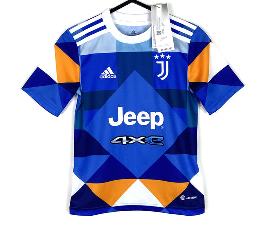 BNWT 2021 2022 Juventus Adidas x Kobra Fourth Football Shirt Kids 7-8 Years