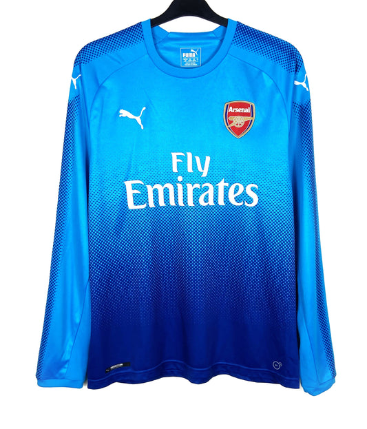 2017 2018 Arsenal Puma Away Long Sleeve Football Shirt Men's Large