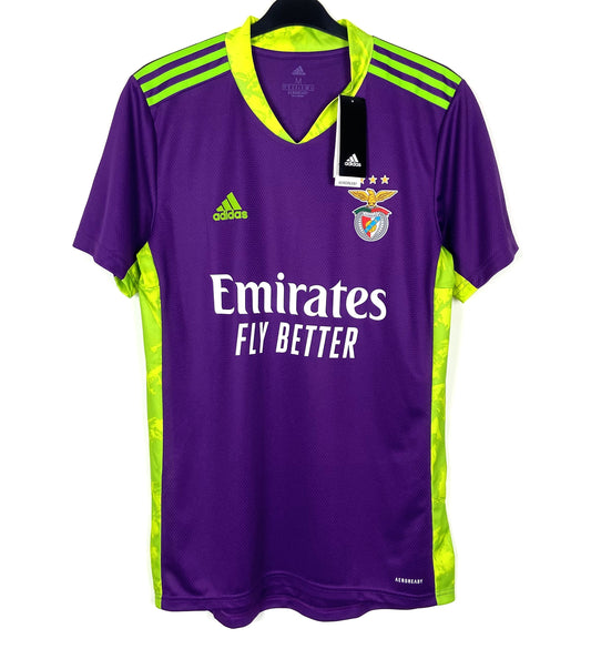 BNWT 2020 2021 SL Benfica Adidas Home GK PLayer Issue Football Shirt Men's Medium