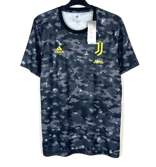 BNWT 2021 2022 Juventus Adidas Pre Match Football Shirt Men's Large