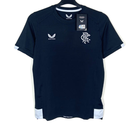 BNWT 2022 2023 Rangers Castore Travel Football Shirt Kids 12-13 Years