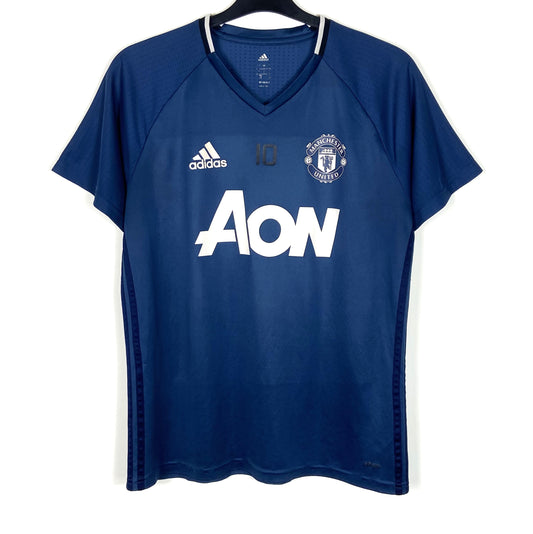 2016 2017 Manchester United Adidas Training Football Shirt Men's Large
