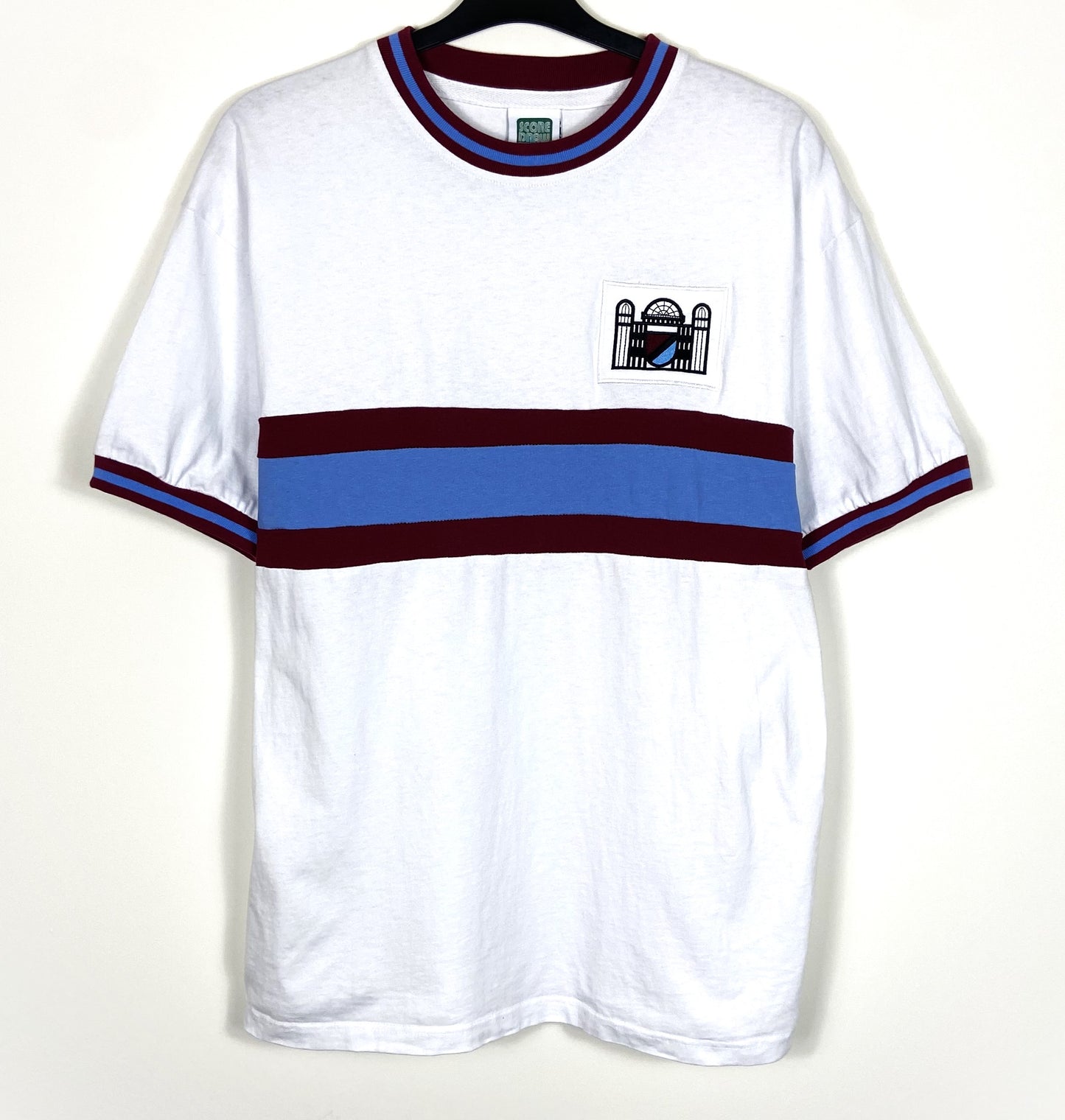1960 Crystal Palace Score Draw Football Shirt Men's Large