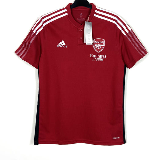 BNWT 2021 2022 Arsenal Adidas Training Football Polo Shirt Men's Sizes