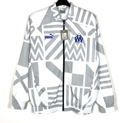 BNWT 2022 2023 Marseille Puma Pre-Match Football Jacket Men's Medium