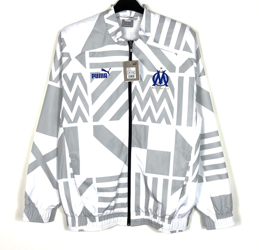 BNWT 2022 2023 Marseille Puma Pre-Match Football Jacket Men's Medium