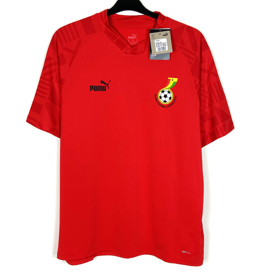 BNWT 2022 2023 Ghana Puma Pre-match Football Shirt Men's XL