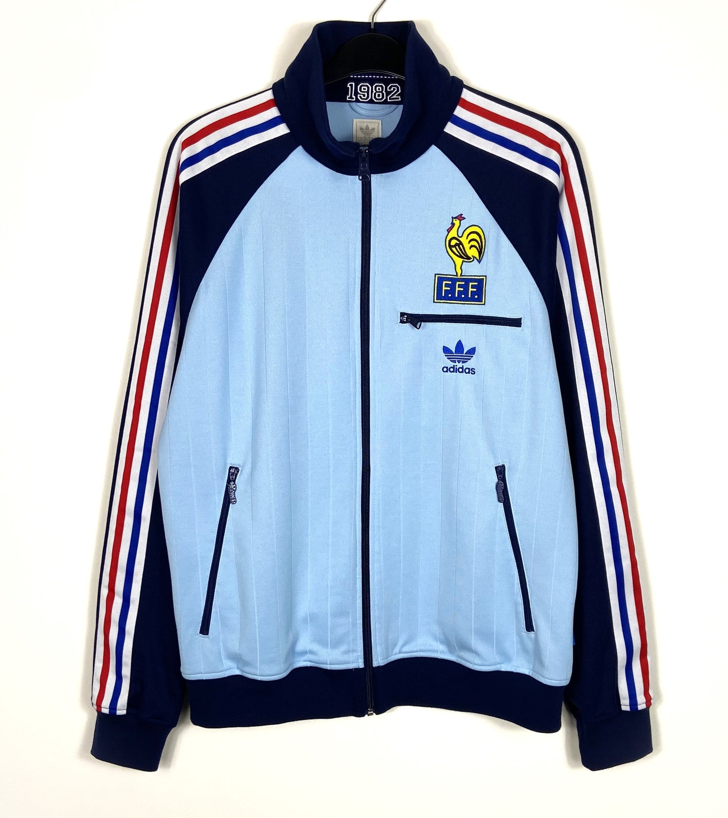 BNWT 1982 France Adidas Retro Football Track Jacket Men's Large