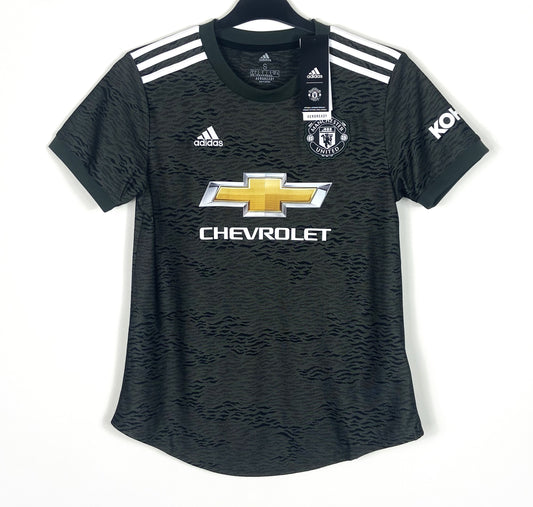 BNWT 2020 2021 Manchester United Adidas Away Football Shirt Women's 8-10