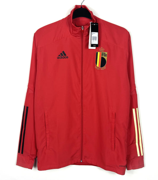 BNWT 2019 2020 Belgium Adidas Pre Match Football Jacket Men's Small