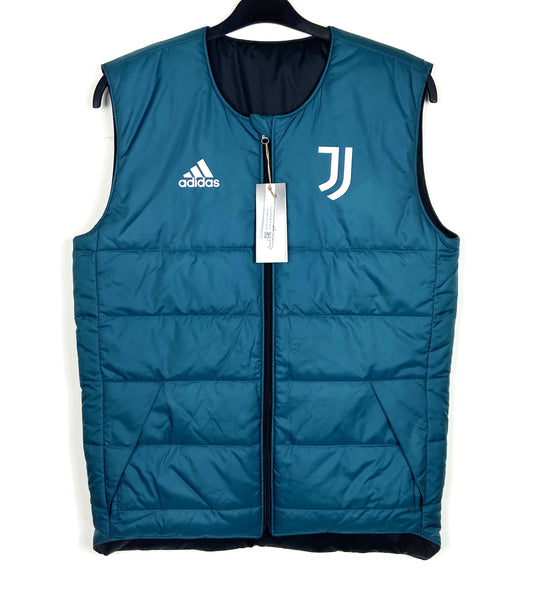 BNWT 2021 2022 Juventus Adidas Reversible Football Gilet Men's Small