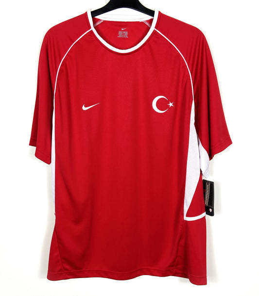 BNWT 2003 2004 Turkey Nike Home Football Shirt Men's XL
