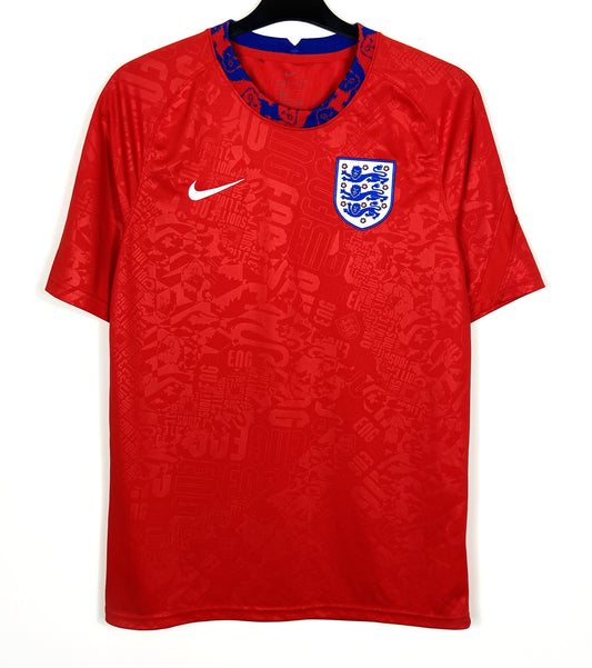 2020 2021 England Nike Pre-Match Training Football Shirt Men's Large