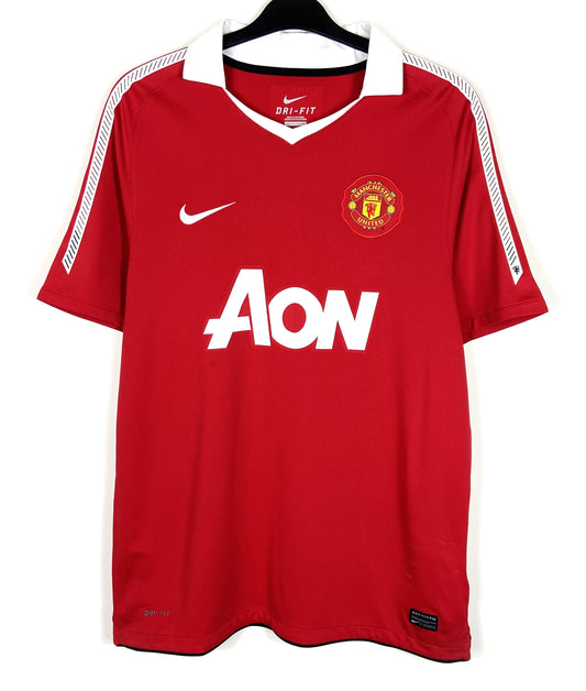 2010 2011 Manchester United Nike Home Football Shirt Men's Large
