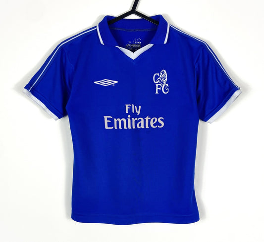 2001 2003 Chelsea Umbro Home Football Shirt Kids 4-5 Years