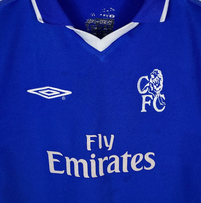 2001 2003 Chelsea Umbro Home Football Shirt Kids 4-5 Years