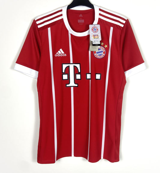 BNWT 2017 2018 Bayern Munich Adidas Home Football Shirt Men's Sizes
