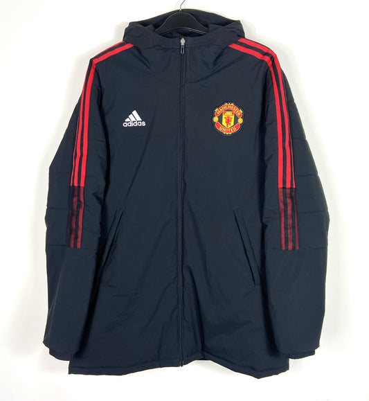 2021 2022 Manchester United Adidas Teamgeist Padded Football Coat Men's XL