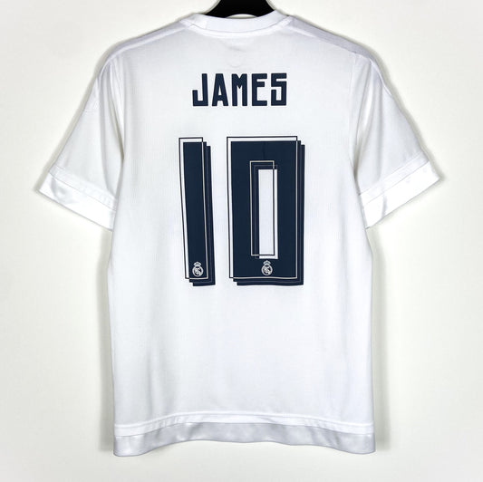 2015 2016 Real Madrid Adidas Away Football Shirt JAMES 10 Men's Medium