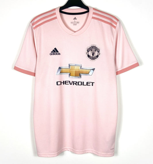 2018 2019 Manchester United Adidas Away Football Shirt Men's Large