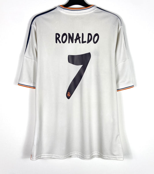 2013 2014 Real Madrid Adidas Home RONALDO 7 Football Shirt Men's XL