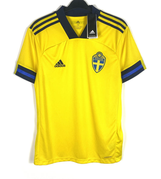 BNWT 2020 2021 Sweden Adidas Home Football Shirt Men's Sizes