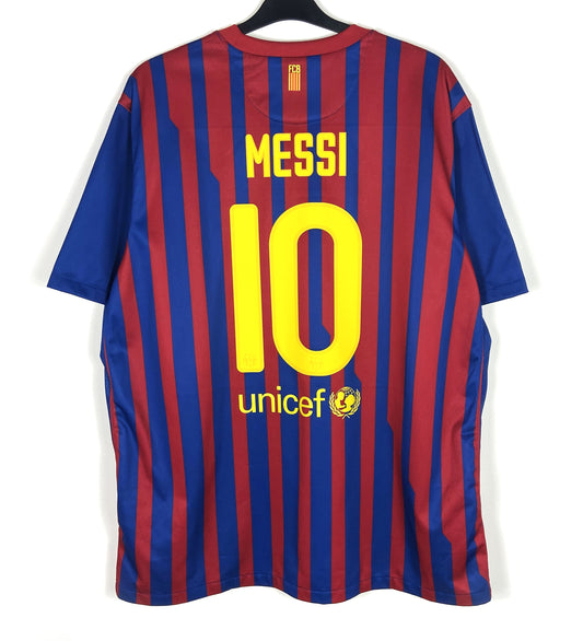 2011 2012 Barcelona Nike Home Football Shirt MESSI 10 Men's XXL