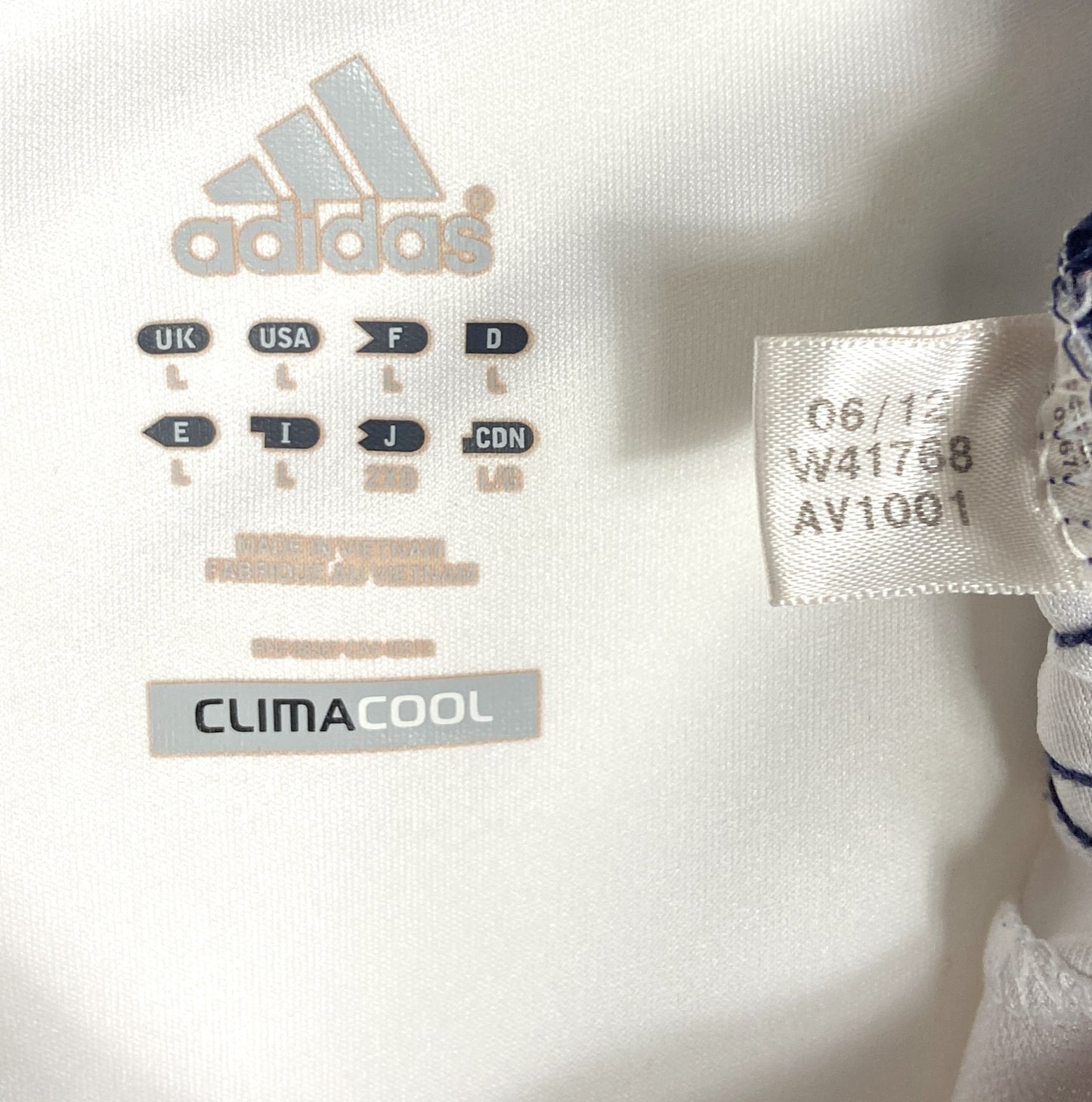 2012 2013 Real Madrid Adidas Home UCL Football Shirt Men's Large