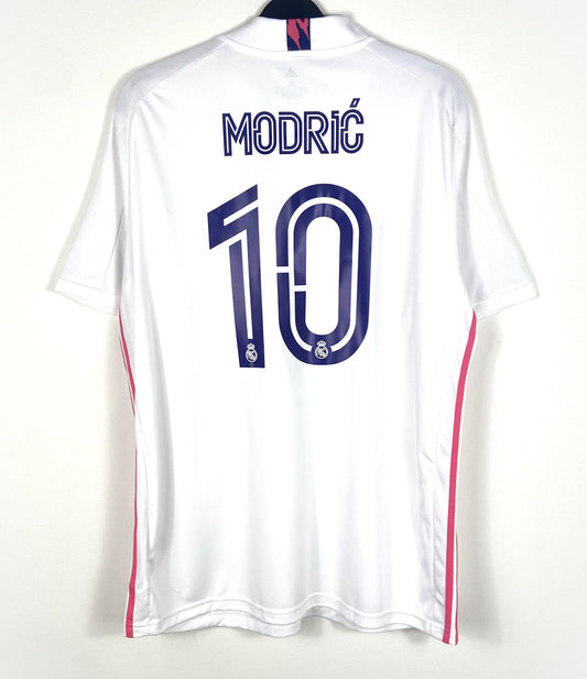BNWT 2020 2021 Real Madrid Adidas Home Football Shirt MODRIC 10 Men's XL