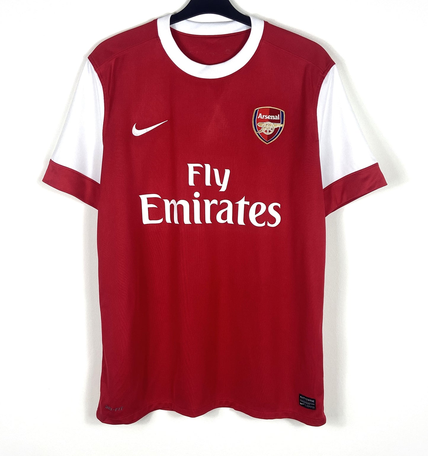 2010 2011 Arsenal Nike Home Football Shirt V. PERSIE 10 Men's Large