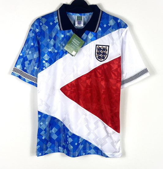 BNWT 1990 England Score Draw Mash Up Football Shirt Men's Medium