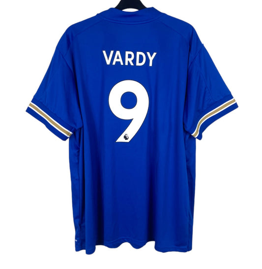 BNWT 2020 2021 Leicester City Adidas Home Football Shirt VARDY 9 Men's 3XL