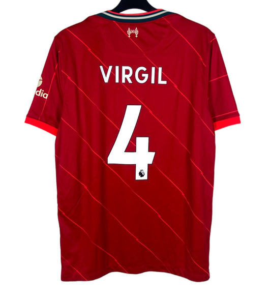 2021 2022 Liverpool Nike Home Football Shirt VIRGIL 4 Men's XL