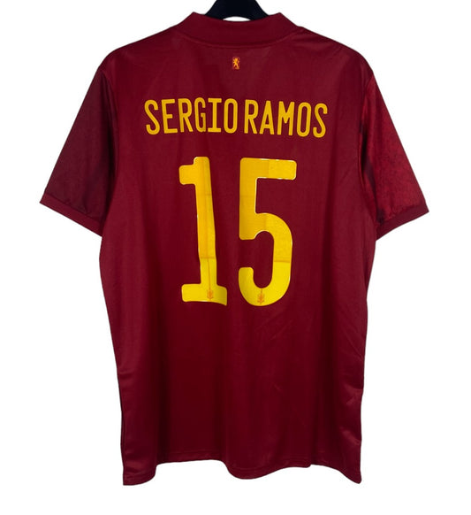 BNWT 2020 2021 Spain Adidas Home Football Shirt SERGIO RAMOS 15 Men's XL