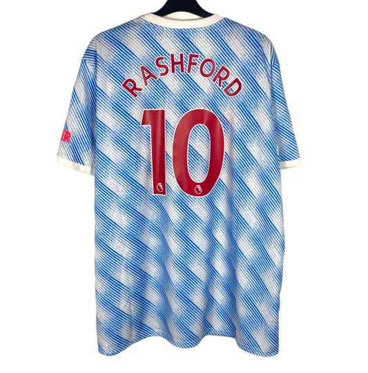 2021 2022 Manchester United Adidas Away Football Shirt RASHFORD 10 Men's 3XL