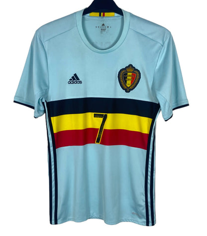 2015 2016 Belgium Adidas Away Football Shirt DE BRUYNE 7 Men's Small