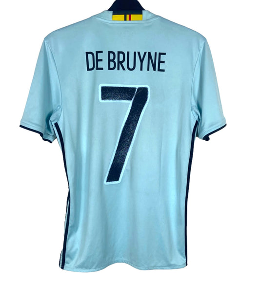 2015 2016 Belgium Adidas Away Football Shirt DE BRUYNE 7 Men's Small