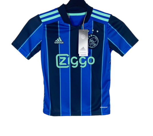 BNWT 2021 2022 Ajax Adidas Away Football Shirt Kids 7-8 Years
