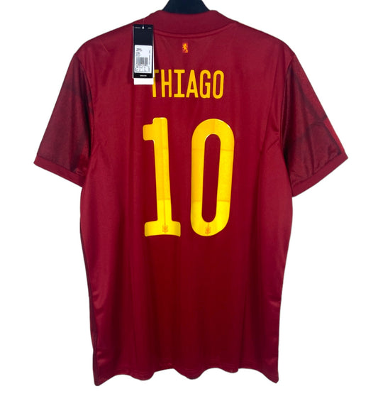 BNWT 2020 2021 Spain Adidas Home Football Shirt THIAGO 10 Men's XL