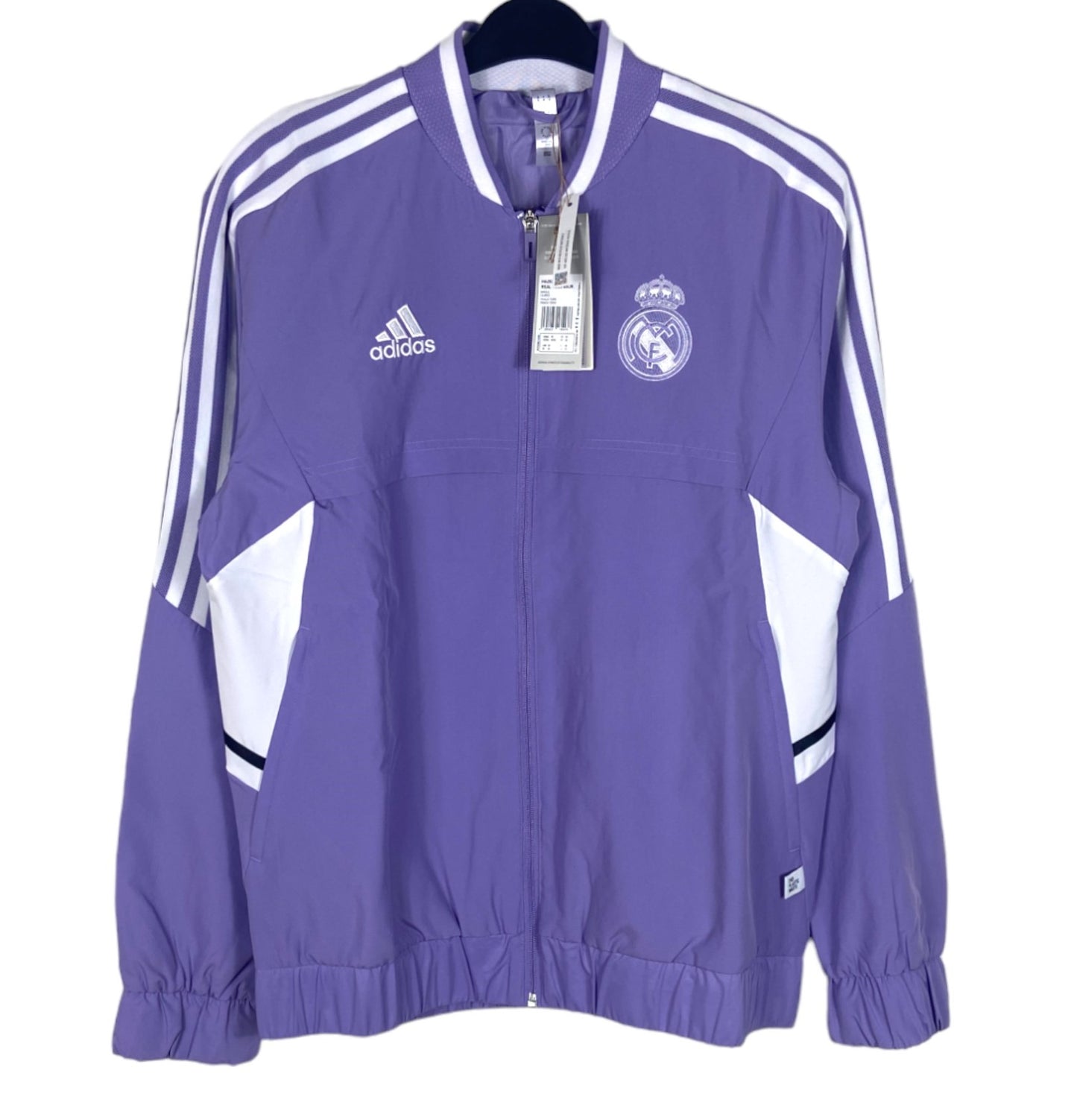 BNWT 2022 2023 Real Madrid Adidas Anthem Football Jacket Men's Medium