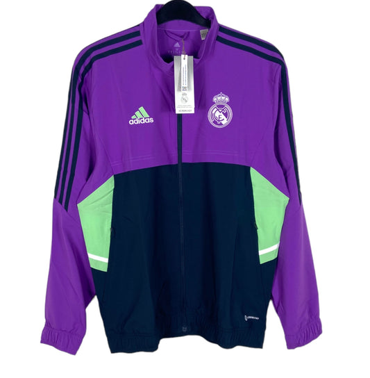 BNWT 2022 2023 Real Madrid Adidas Pre-Match Football Jacket Men's Medium