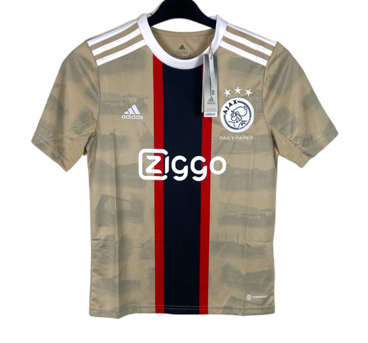 BNWT 2022 2023 Ajax Adidas 3rd Football Shirt Kids 11-12 Years