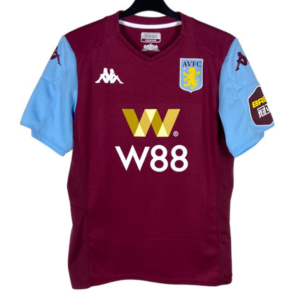 2019 2020 Aston Villa Kappa Home Football Shirt GREALISH 10 Men's Medium