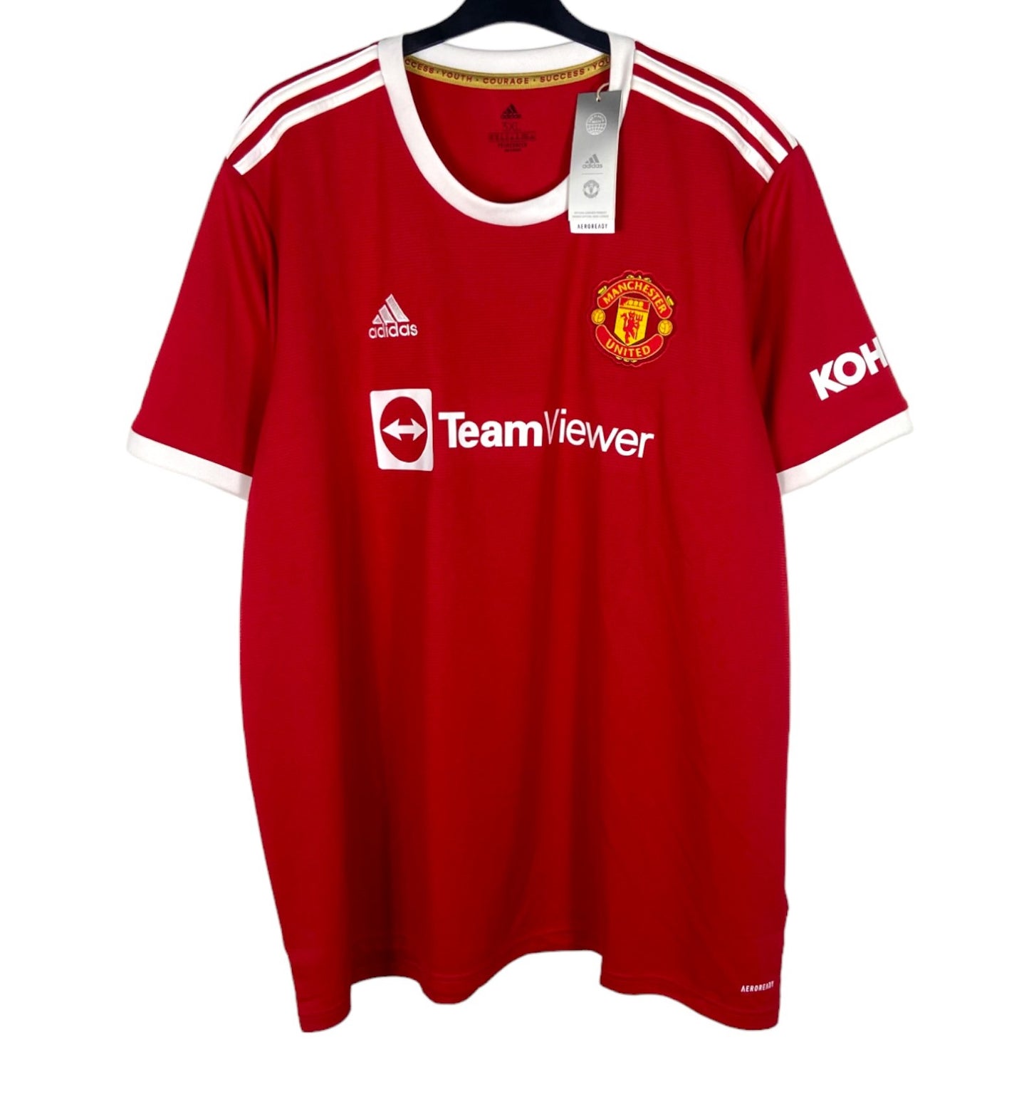 BNWT 2021 2022 Manchester United Adidas Home Shirt RONALDO 7 Men's 3XL