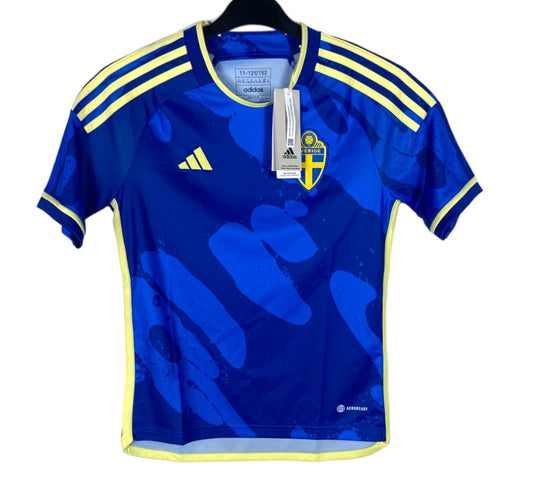 BNWT 2023 2024 Sweden Adidas Away Football Shirt Kids Sizes