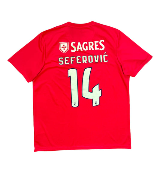 2020 2021 SL Benfica Adidas Home Football Shirt SEFEROVIC 14 Men's XL